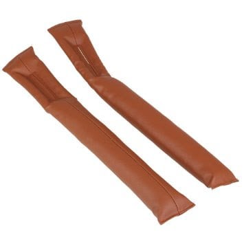 Car Seat Gap Brown Synthetic Leather Material