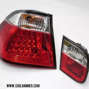 LED Tail Lamp Red / Clear BMW E46 4D (02-04) Facelift