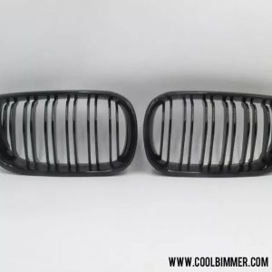 Grille BMW E46 Facelift Double Slats Glossy Black