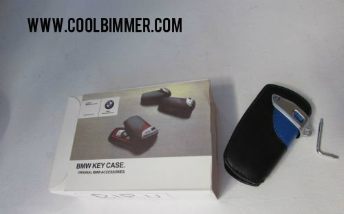 BMW Key Case Blue black Size 9x4.5cm