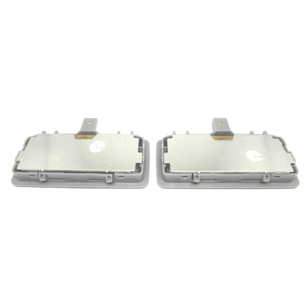 Grey LED Vanity Mirror Light For BMW F10, F11, F07, F01, F02, F03, F04 Pair